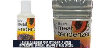 Le meilleur liquide pour attendrir la viande : bicarbonate, saumure, vinaigre et plus encore.
