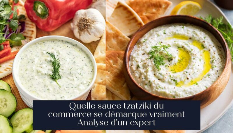Quelle sauce tzatziki du commerce se démarque vraiment Analyse d'un expert