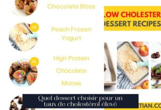 Quel dessert choisir pour un taux de cholestérol élevé