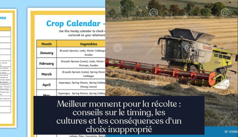 Meilleur moment pour la récolte : conseils sur le timing, les cultures et les conséquences d'un choix inapproprié