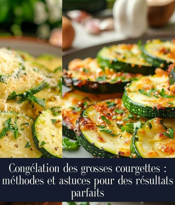 Congélation des grosses courgettes : méthodes et astuces pour des résultats parfaits