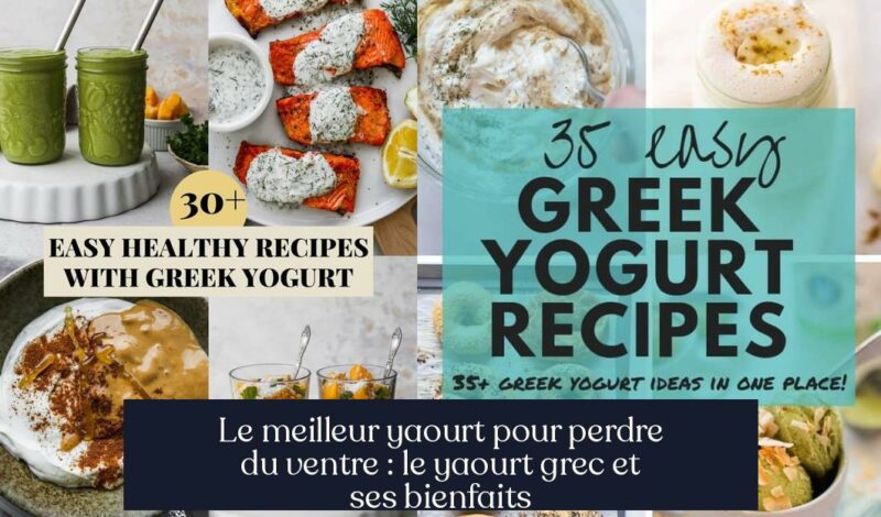 Le meilleur yaourt pour perdre du ventre : le yaourt grec et ses bienfaits