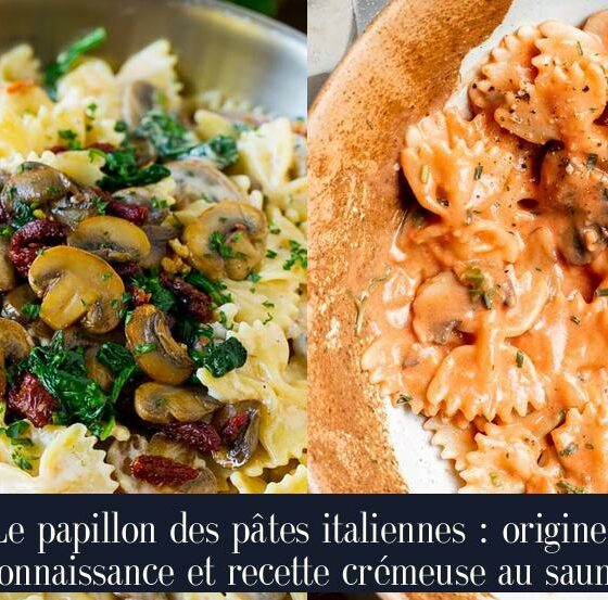 Le papillon des pâtes italiennes : origine, reconnaissance et recette crémeuse au saumon