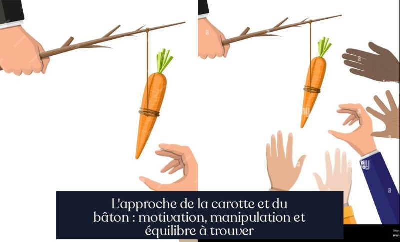 L'approche de la carotte et du bâton : motivation, manipulation et équilibre à trouver