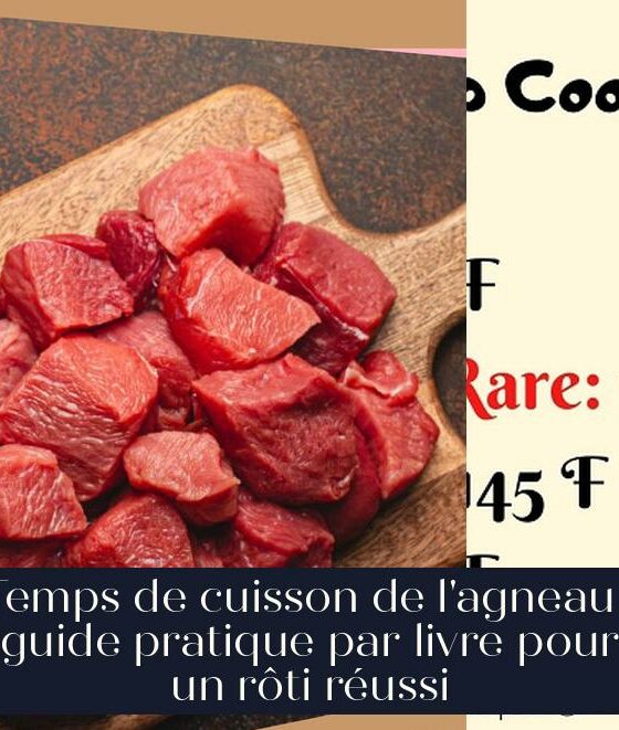 Temps de cuisson de l'agneau : guide pratique par livre pour un rôti réussi