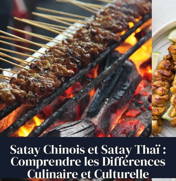 Satay Chinois et Satay Thaï : Comprendre les Différences Culinaire et Culturelle