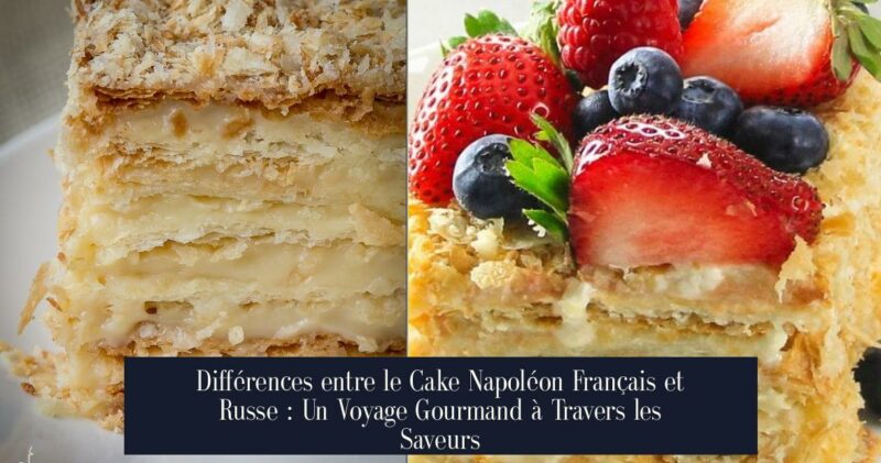 Différences entre le Cake Napoléon Français et Russe : Un Voyage Gourmand à Travers les Saveurs