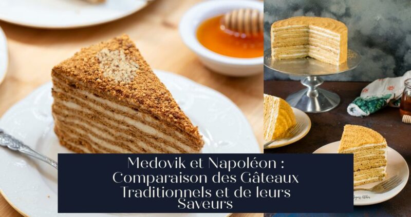 Medovik et Napoléon : Comparaison des Gâteaux Traditionnels et de leurs Saveurs