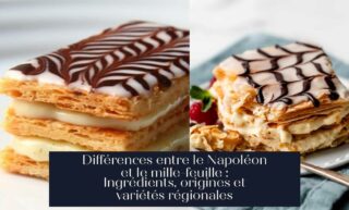 Différences entre le Napoléon et le mille-feuille : Ingrédients, origines et variétés régionales