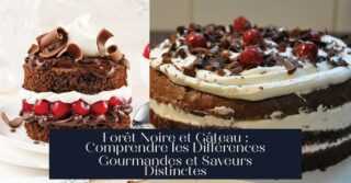 Forêt Noire et Gâteau : Comprendre les Différences Gourmandes et Saveurs Distinctes