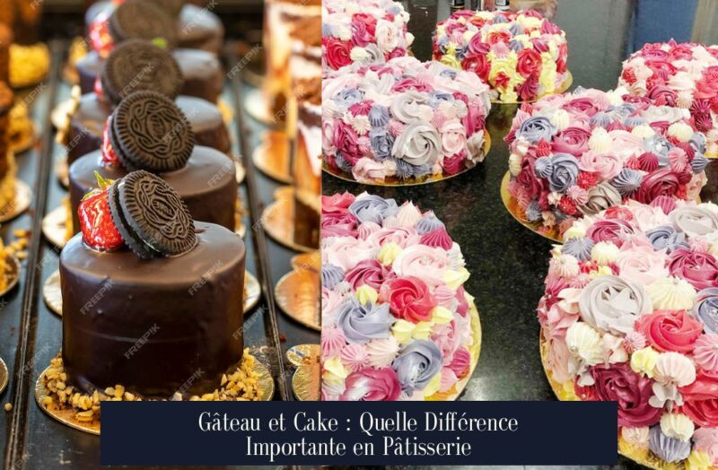 Gâteau et Cake : Quelle Différence Importante en Pâtisserie