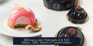 Différences entre l'Entremets et le Petit Gâteau : Taille, Saveurs et Caractéristiques