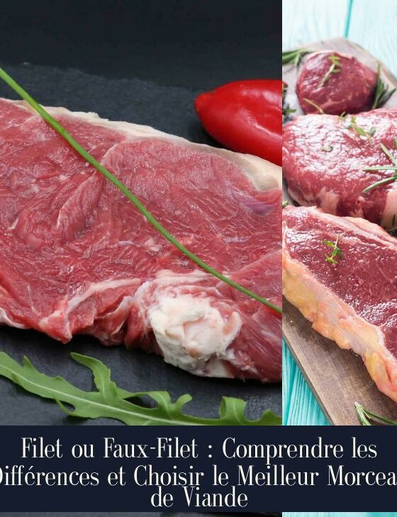 Filet ou Faux-Filet : Comprendre les Différences et Choisir le Meilleur Morceau de Viande