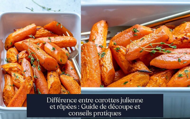 Différence entre carottes julienne et râpées : Guide de découpe et conseils pratiques