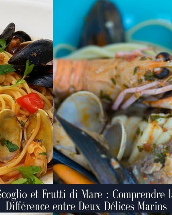 Scoglio et Frutti di Mare : Comprendre la Différence entre Deux Délices Marins