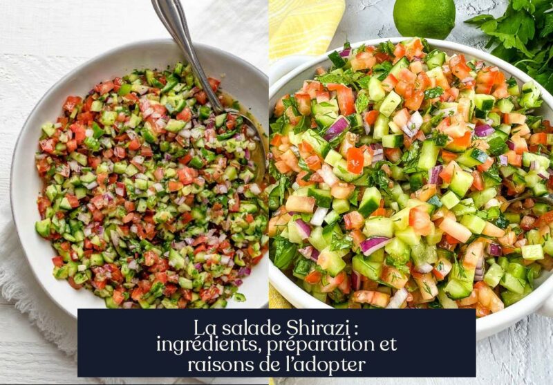 La salade Shirazi : ingrédients, préparation et raisons de l’adopter