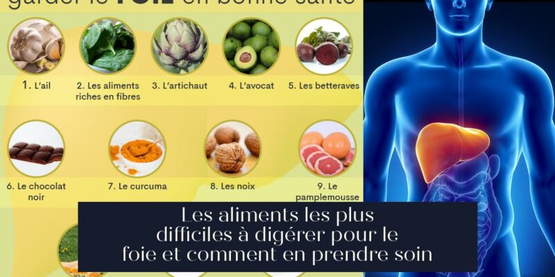 Les aliments les plus difficiles à digérer pour le foie et comment en prendre soin