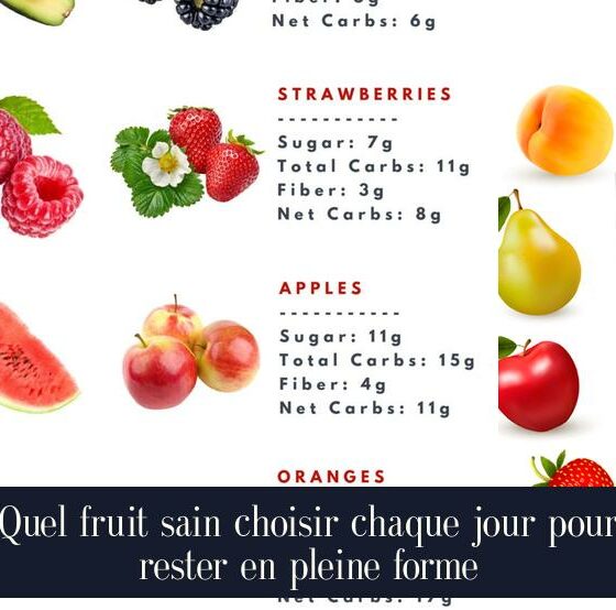Quel fruit sain choisir chaque jour pour rester en pleine forme