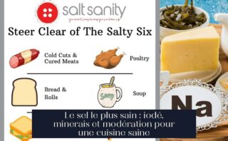 Le sel le plus sain : iodé, minerais et modération pour une cuisine saine