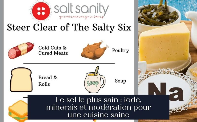 Le sel le plus sain : iodé, minerais et modération pour une cuisine saine