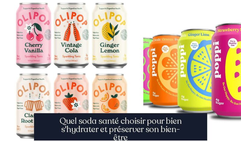 Quel soda santé choisir pour bien s'hydrater et préserver son bien-être