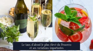 Le taux d'alcool le plus élevé du Prosecco et ses variations importantes