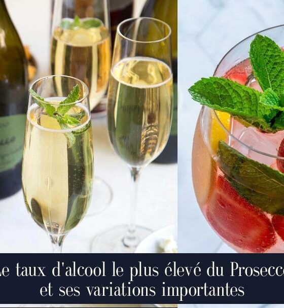 Le taux d'alcool le plus élevé du Prosecco et ses variations importantes