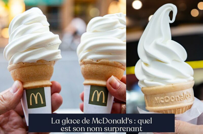 La glace de McDonald's : quel est son nom surprenant