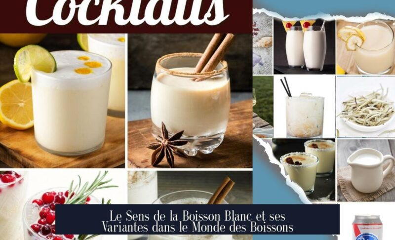 Le Sens de la Boisson Blanc et ses Variantes dans le Monde des Boissons
