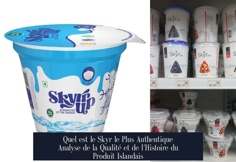 Quel est le Skyr le Plus Authentique Analyse de la Qualité et de l'Histoire du Produit Islandais