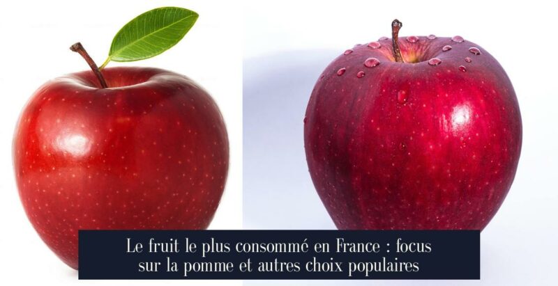 Le fruit le plus consommé en France : focus sur la pomme et autres choix populaires