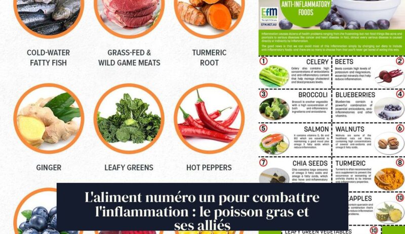 L'aliment numéro un pour combattre l'inflammation : le poisson gras et ses alliés