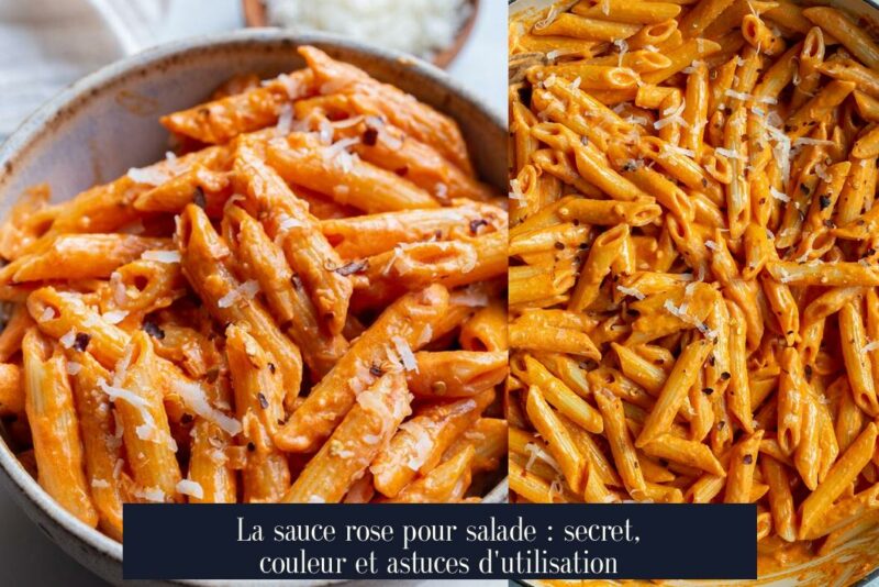 La sauce rose pour salade : secret, couleur et astuces d'utilisation