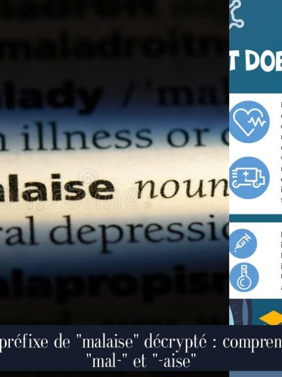 Le préfixe de "malaise" décrypté : comprendre "mal-" et "-aise"
