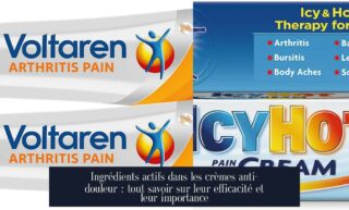 Ingrédients actifs dans les crèmes anti-douleur : tout savoir sur leur efficacité et leur importance