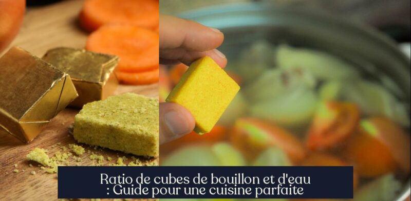 Ratio de cubes de bouillon et d'eau : Guide pour une cuisine parfaite