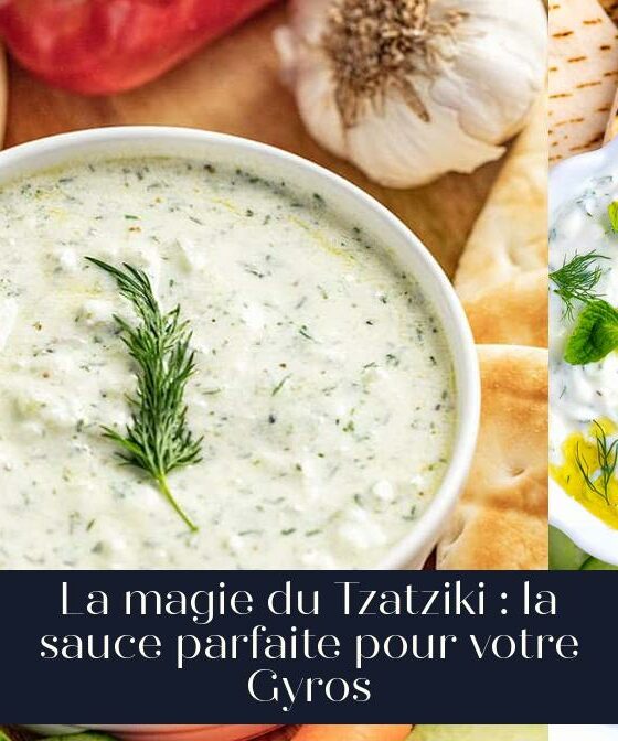 La magie du Tzatziki : la sauce parfaite pour votre Gyros