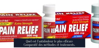Quel est l'antidouleur le plus efficace Comparatif des méthodes et traitements.