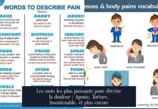 Les mots les plus puissants pour décrire la douleur : Agonie, Torture, Insoutenable, et plus encore