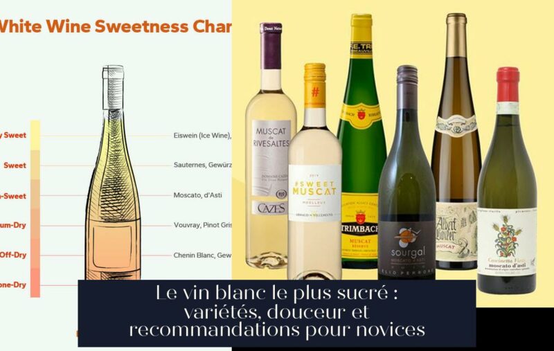 Le vin blanc le plus sucré : variétés, douceur et recommandations pour novices
