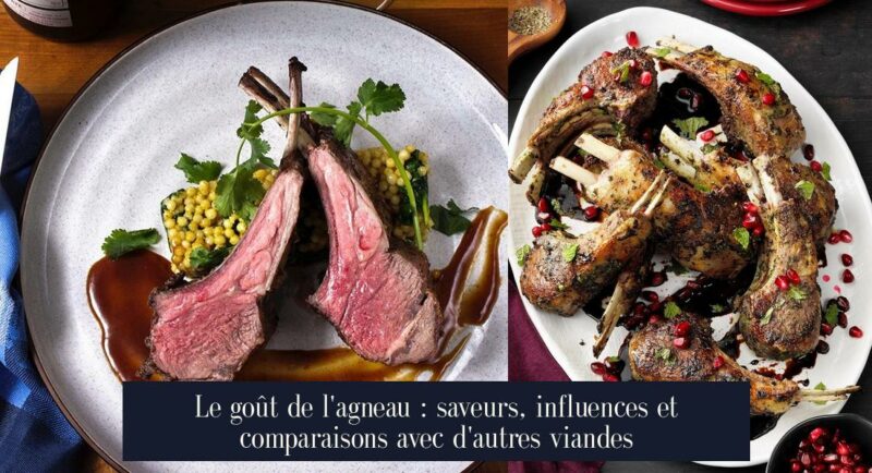Le goût de l'agneau : saveurs, influences et comparaisons avec d'autres viandes