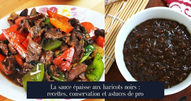 La sauce épaisse aux haricots noirs : recettes, conservation et astuces de pro