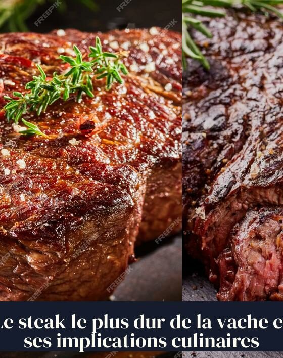 Le steak le plus dur de la vache et ses implications culinaires