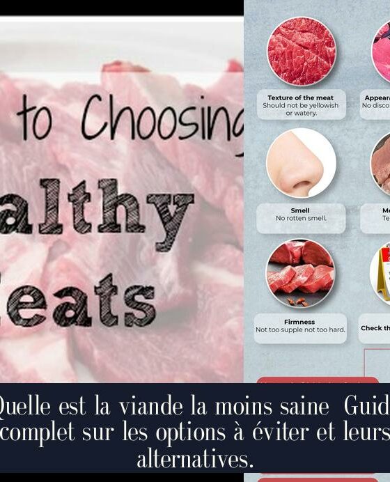 Quelle est la viande la moins saine Guide complet sur les options à éviter et leurs alternatives.