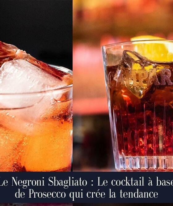 Le Negroni Sbagliato : Le cocktail à base de Prosecco qui crée la tendance