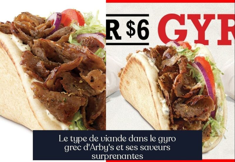 Le type de viande dans le gyro grec d'Arby's et ses saveurs surprenantes