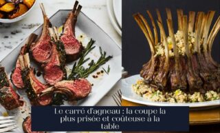 Le carré d'agneau : la coupe la plus prisée et coûteuse à la table