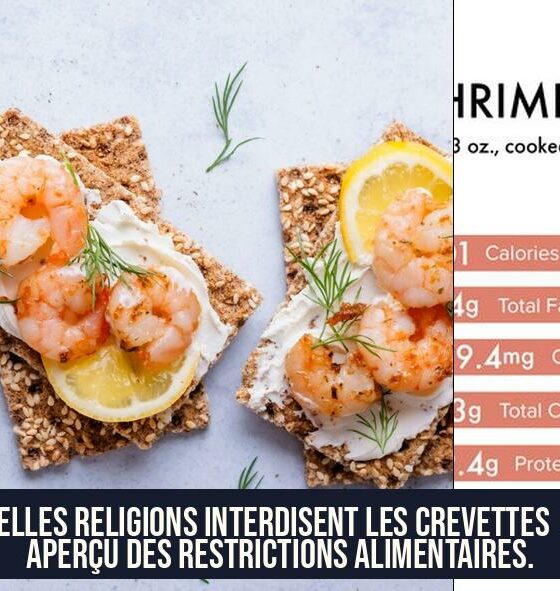 Quelles religions interdisent les crevettes Un aperçu des restrictions alimentaires.