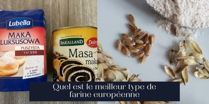 Quel est le meilleur type de farine européenne