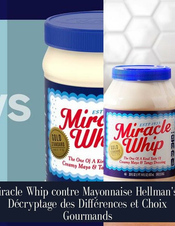 Miracle Whip contre Mayonnaise Hellman's : Décryptage des Différences et Choix Gourmands